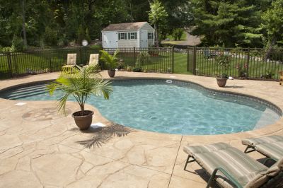 Stamped Concrete Deck