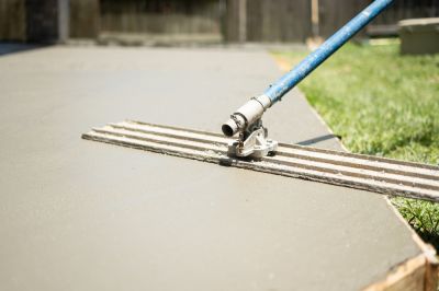 A Cement Patio Can Handle Wear and Tear and Weathering!