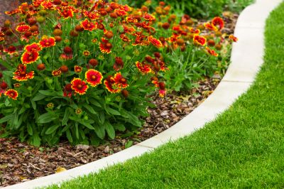 Install Concrete Curbing!