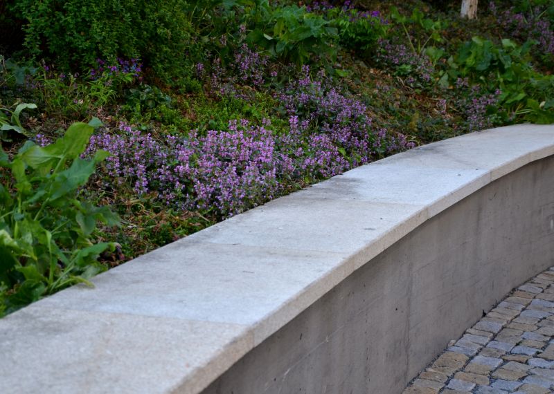 Concrete walls are strong and long-lasting