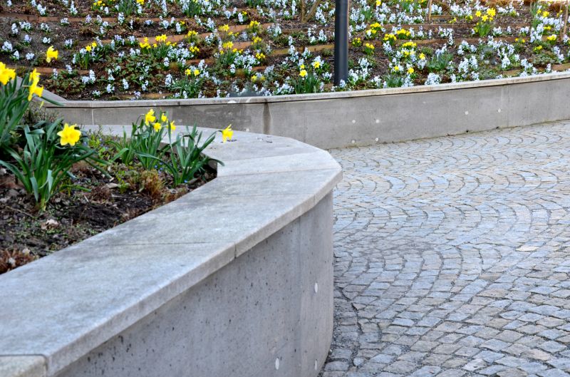 Concrete walls are strong and long-lasting